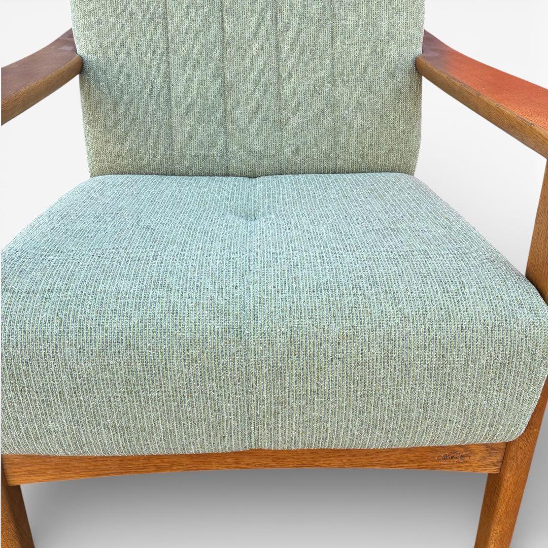 定価9万　美品　浜本工芸　チェア　ナラ材　無垢　一枚板　希少　北欧