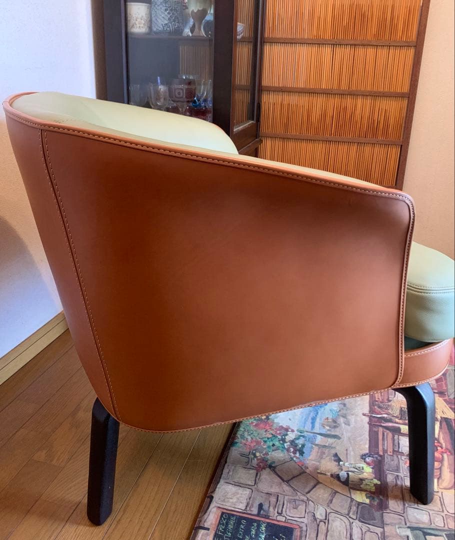 ポルトローナフラウ Nivola ニヴォラ 本革ラウンジチェア イタリア製