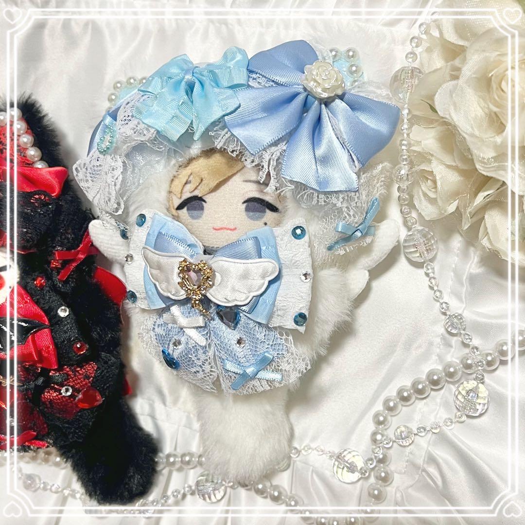 ❤︎ぬい服　着ぐるみ　にじぱぺ　10cm 悪魔　天使　十字架　双子ちゃん❤︎