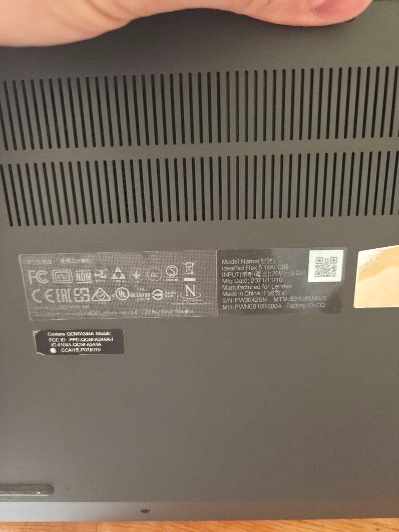 【訳あり・USモデル】Lenovo IdeaPad 5 14ACL05