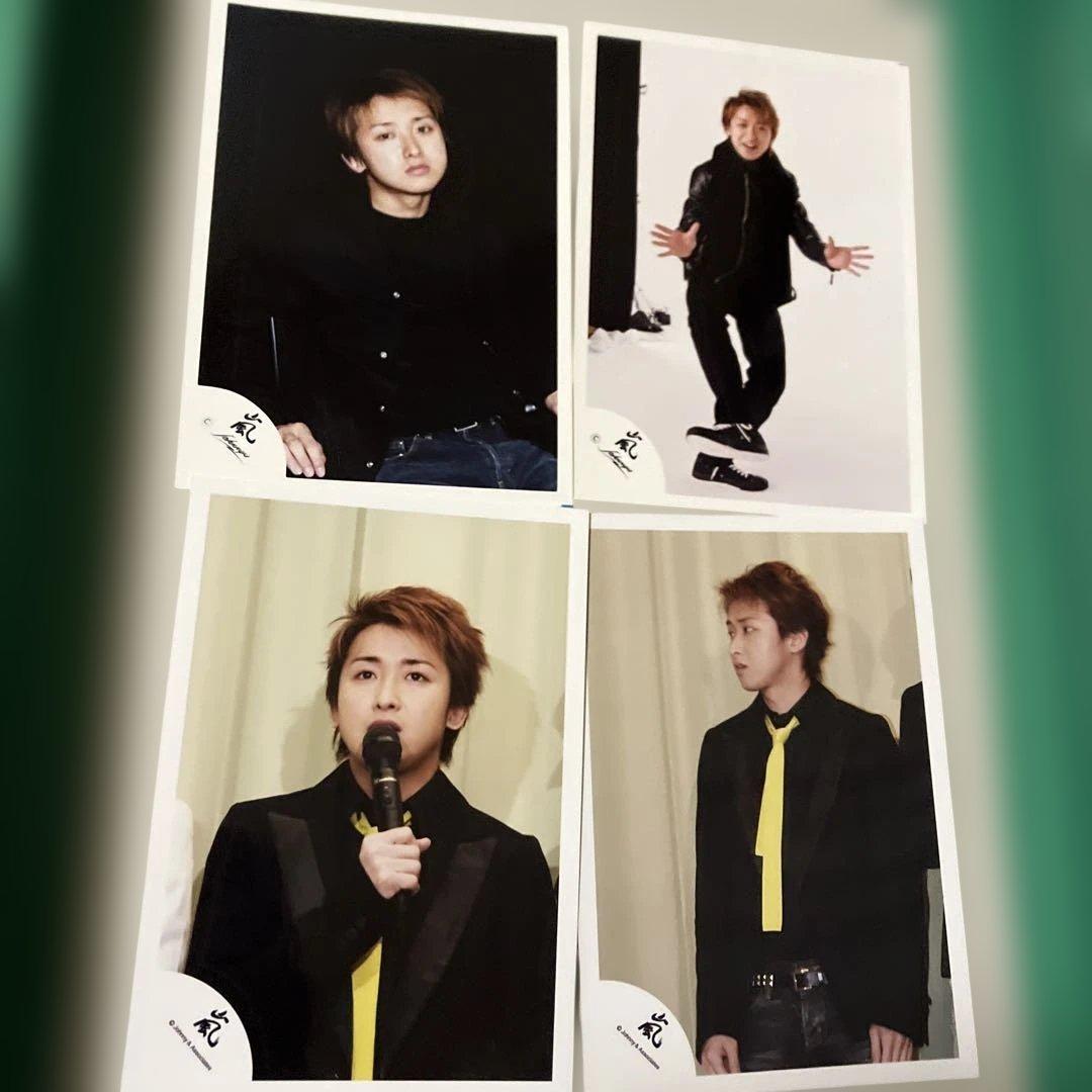 嵐　公式写真28枚❣️大野智さんJr.時代〜　旧嵐ロゴ嵐ロゴ　Ｊロゴ　Kodak