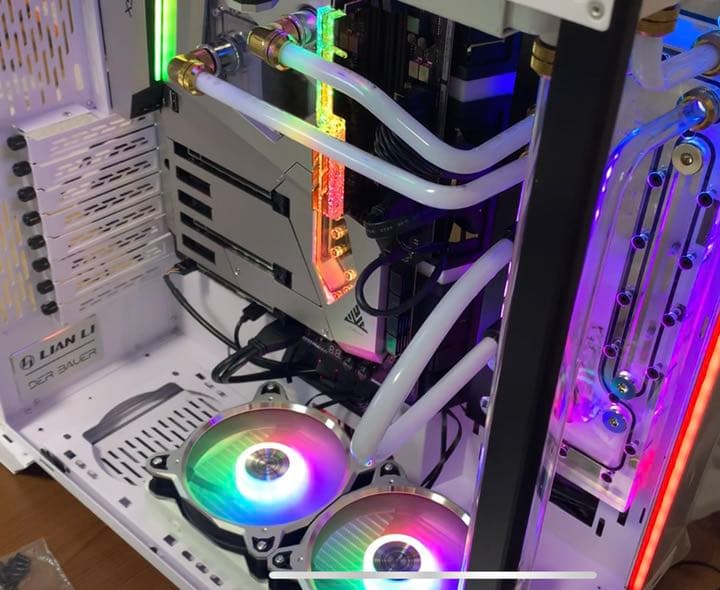 【美品】自作フルカスタム本格水冷PC 数量限定フル水冷マザボ