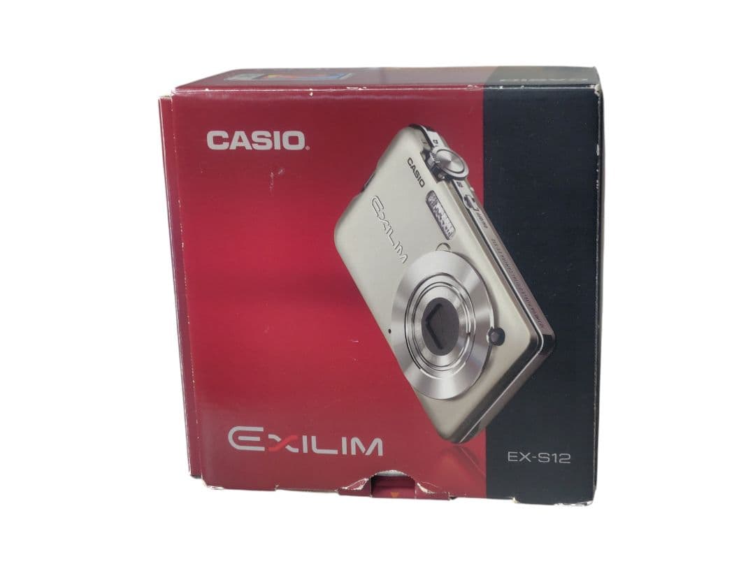 □CASIO EXILM EX-S12 カシオ デジタルカメラ 動作品