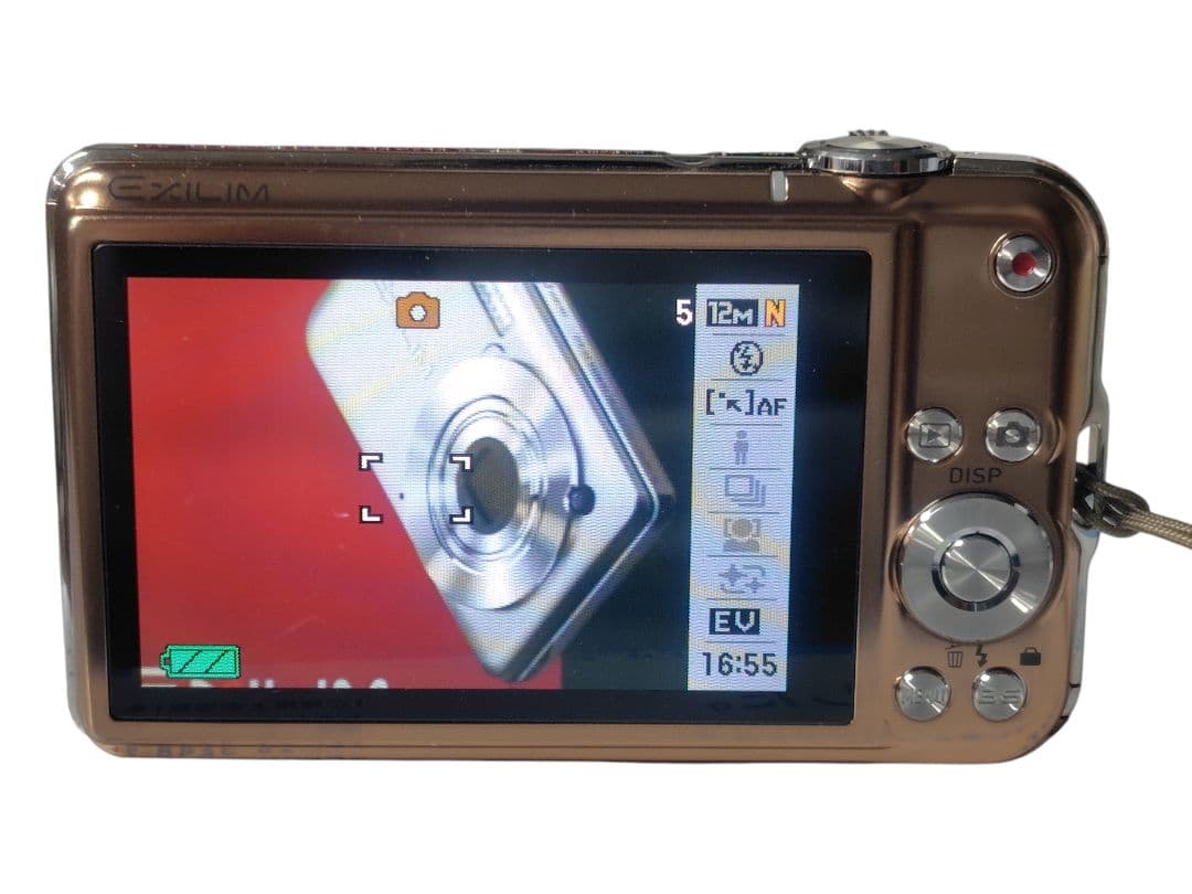 □CASIO EXILM EX-S12 カシオ デジタルカメラ 動作品