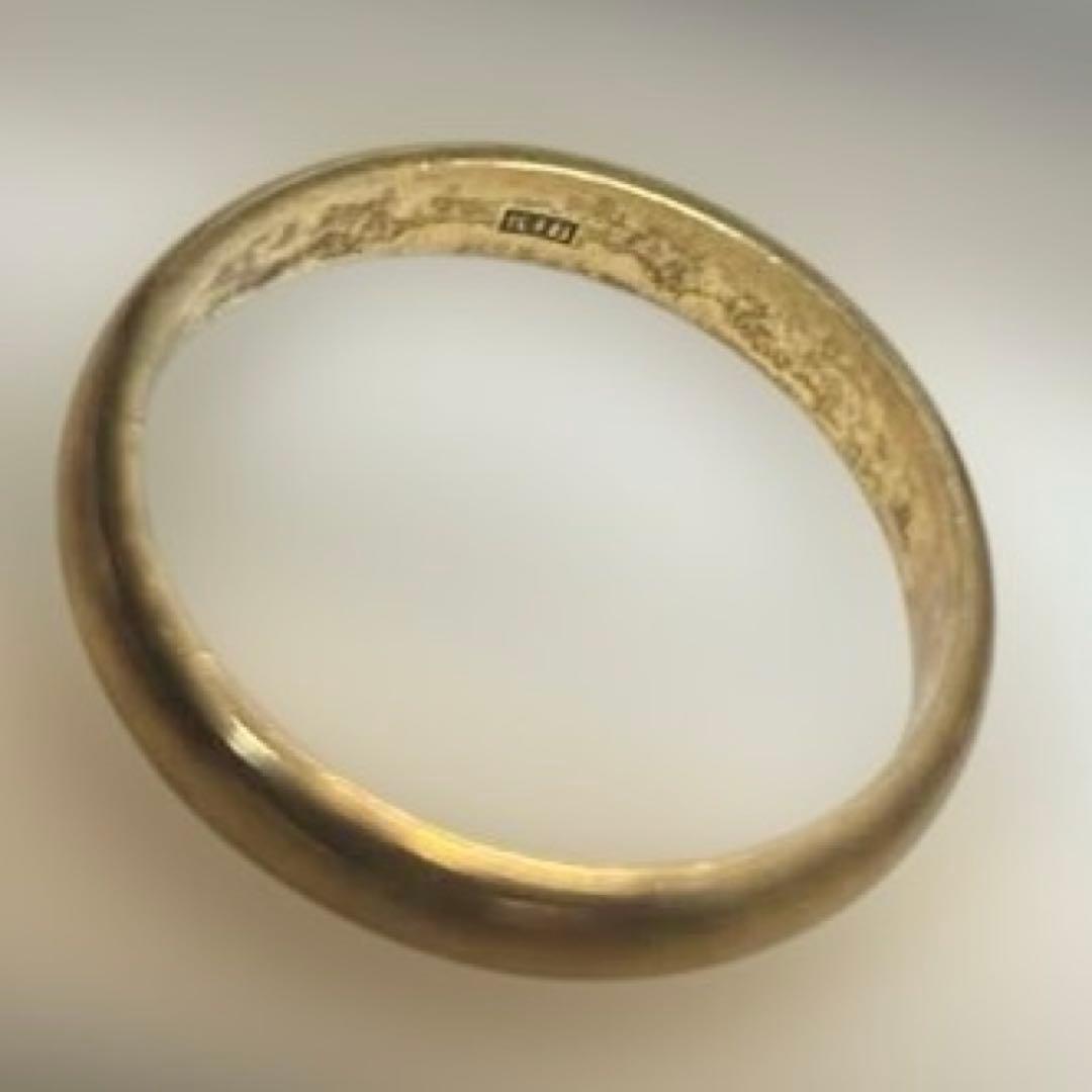 約4g 指輪　k18 リング シンプルバンドリング