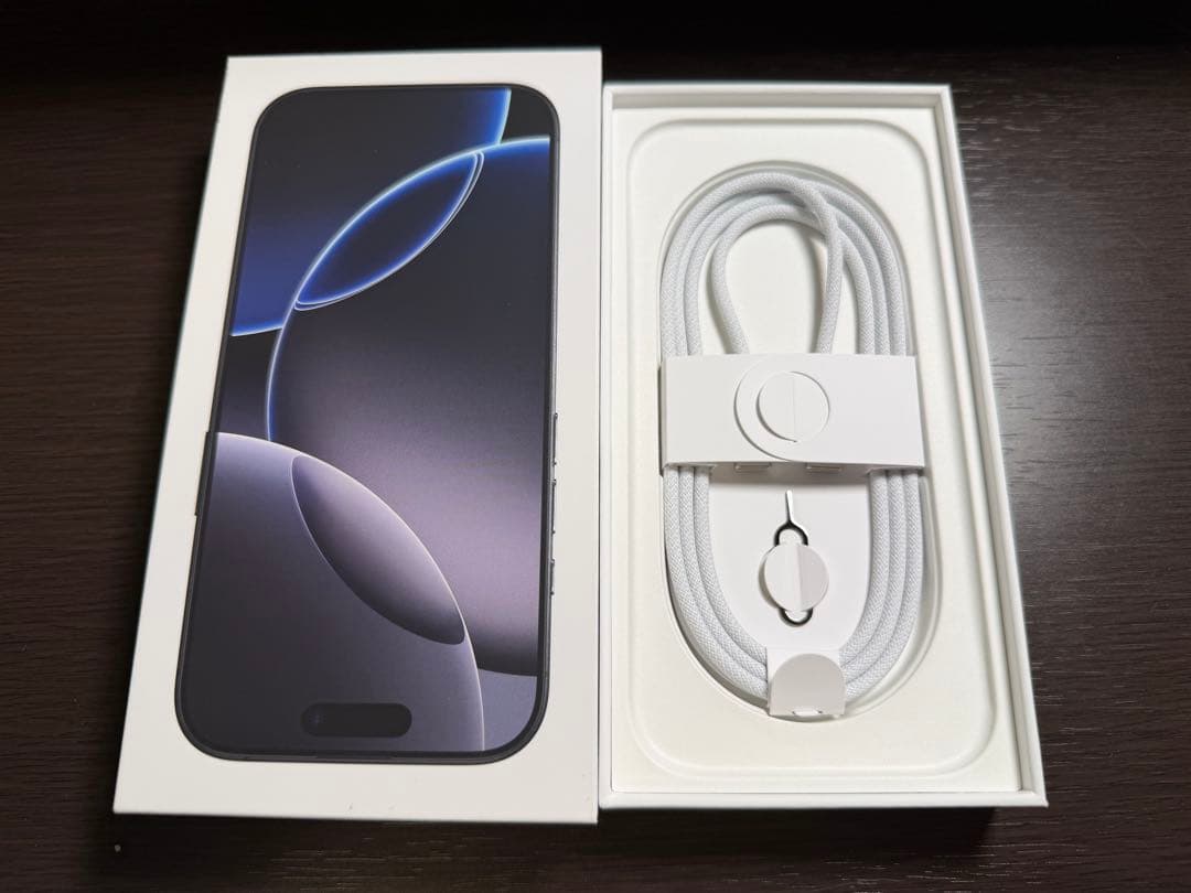 iPhone16Pro（スペースブラック　128GB）