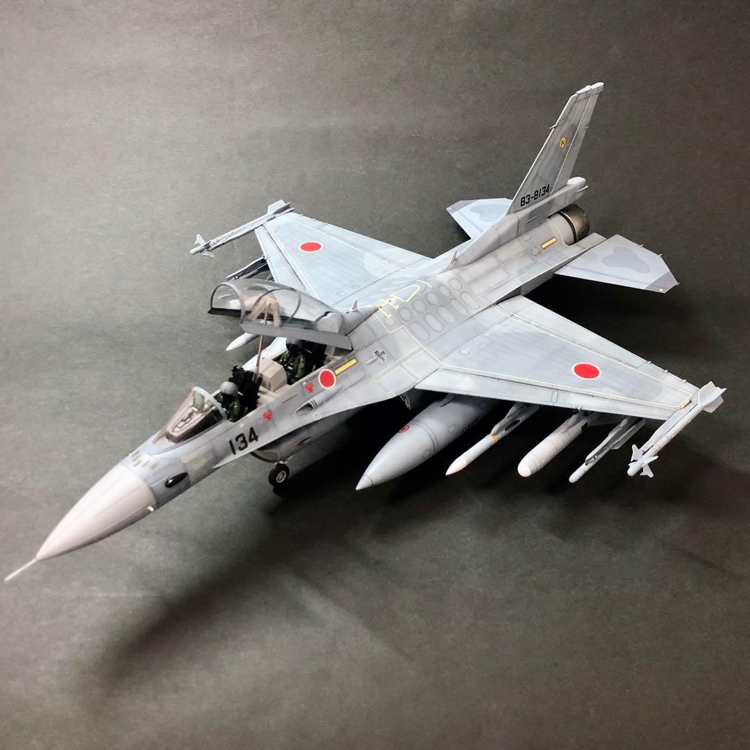 jwingsf2【完成品】ハセガワ 1/48 F-2B 制空迷彩