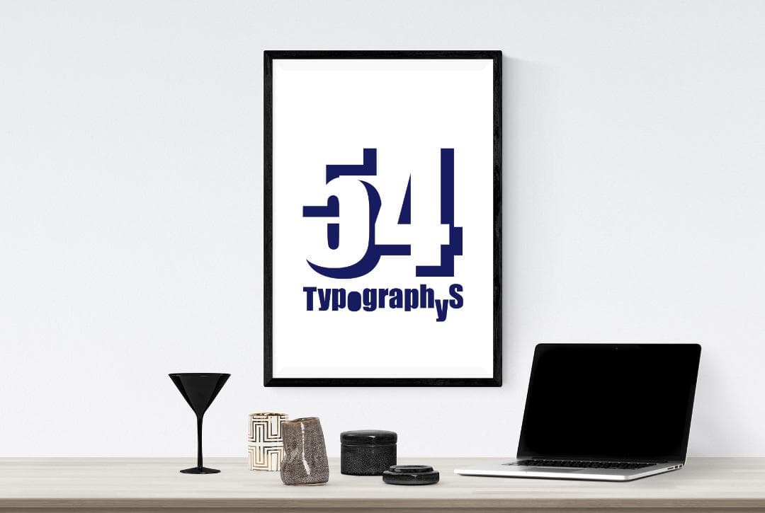 【大型A3】TYPOGRAPHYSアートポスター（A3サイズ）#6487