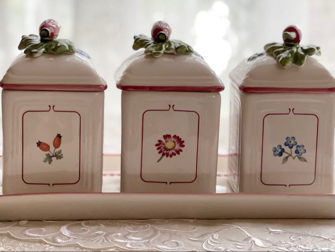 ビレロイ＆ボッホ 陶器製キャニスター