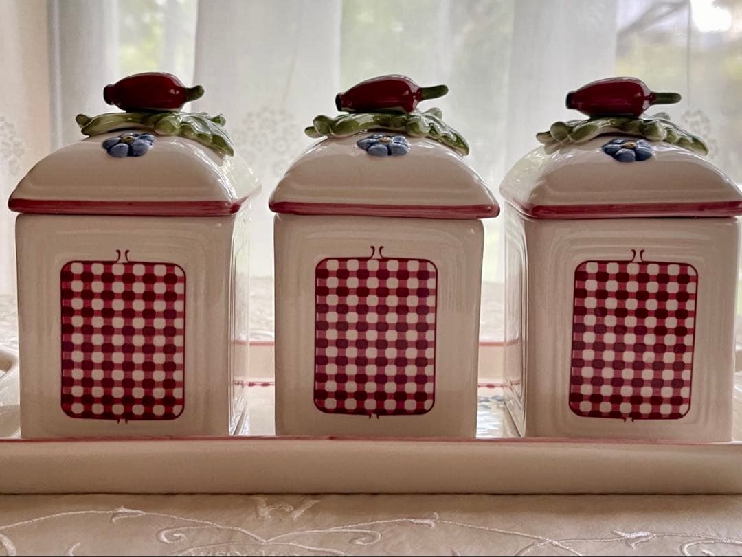 ビレロイ＆ボッホ 陶器製キャニスター