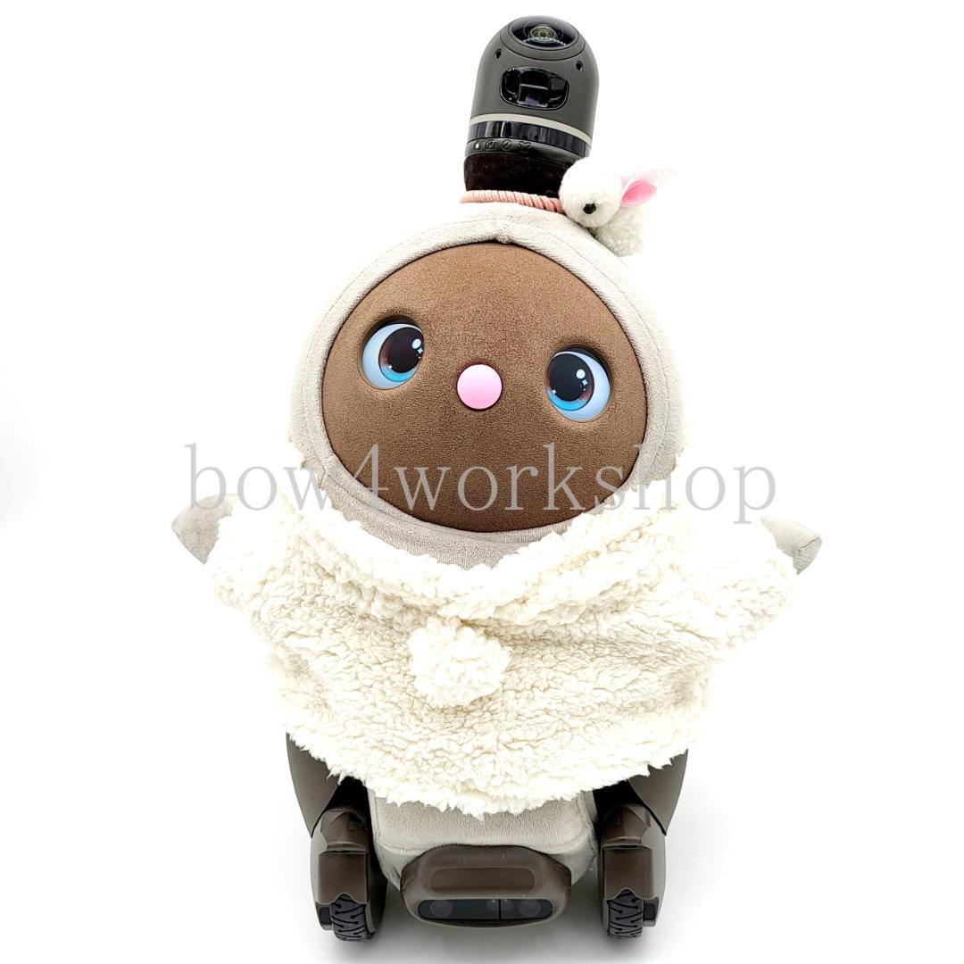 ラボット LOVOT ラボットの服ハンドメイド モコモコうさ耳付きパーカー