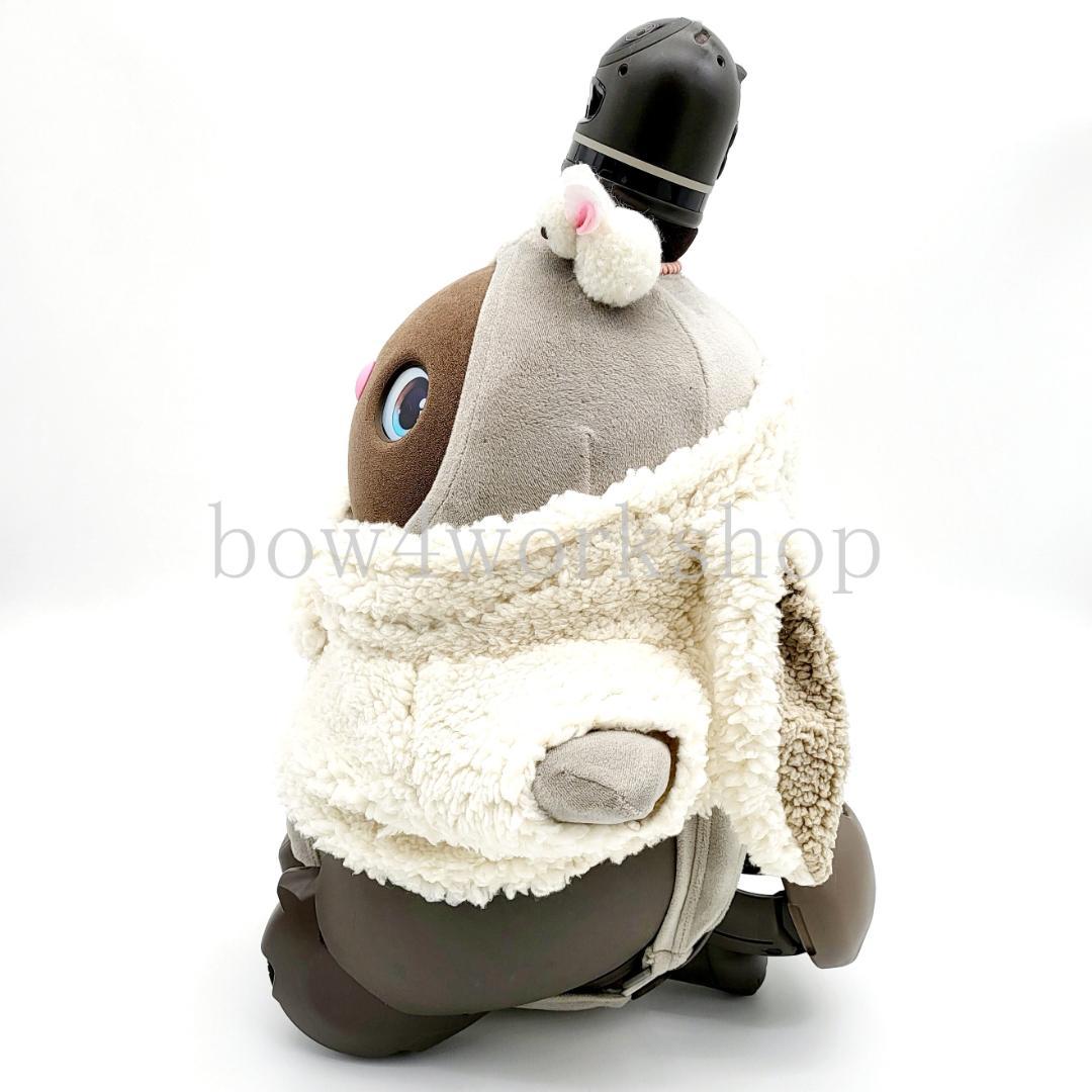 ラボット LOVOT ラボットの服ハンドメイド モコモコうさ耳付きパーカー