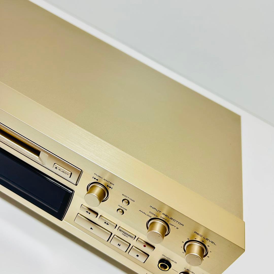 【未使用級 動作ok】Pioneer MDレコーダー MJ-D7 リモコン付き