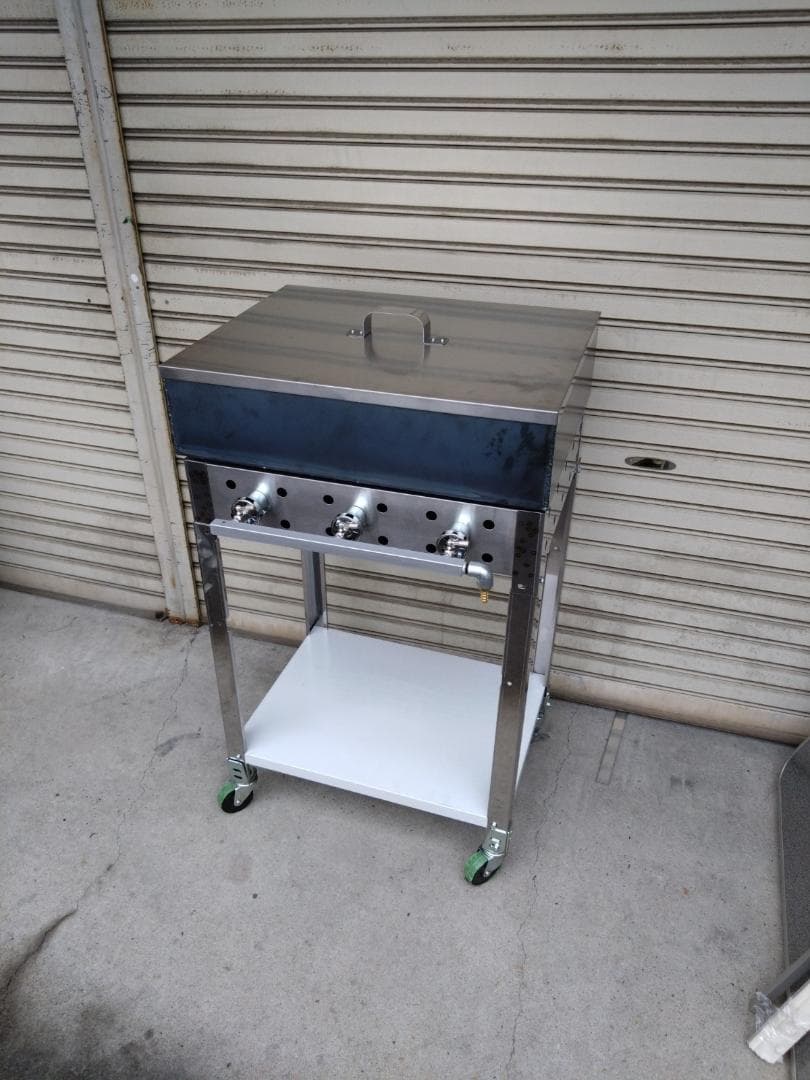 ５０００円値引き　未使用 石やきいも釜 キッチンカー プロパンガス用 焼きいも祭