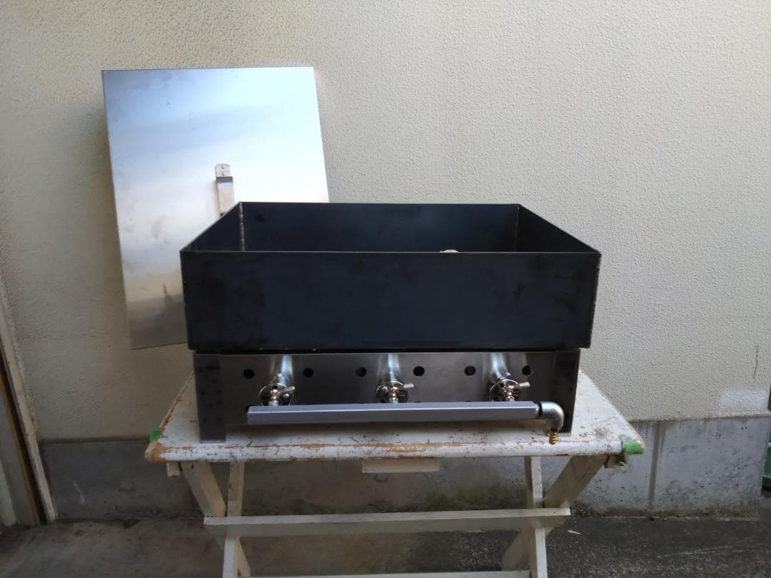 ５０００円値引き　未使用 石やきいも釜 キッチンカー プロパンガス用 焼きいも祭