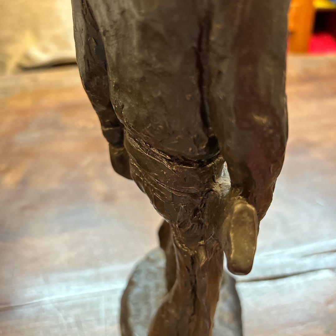 彫刻家 マイケルガーマン作 アンティーク彫刻　アメリカンインテリア スカウトマン