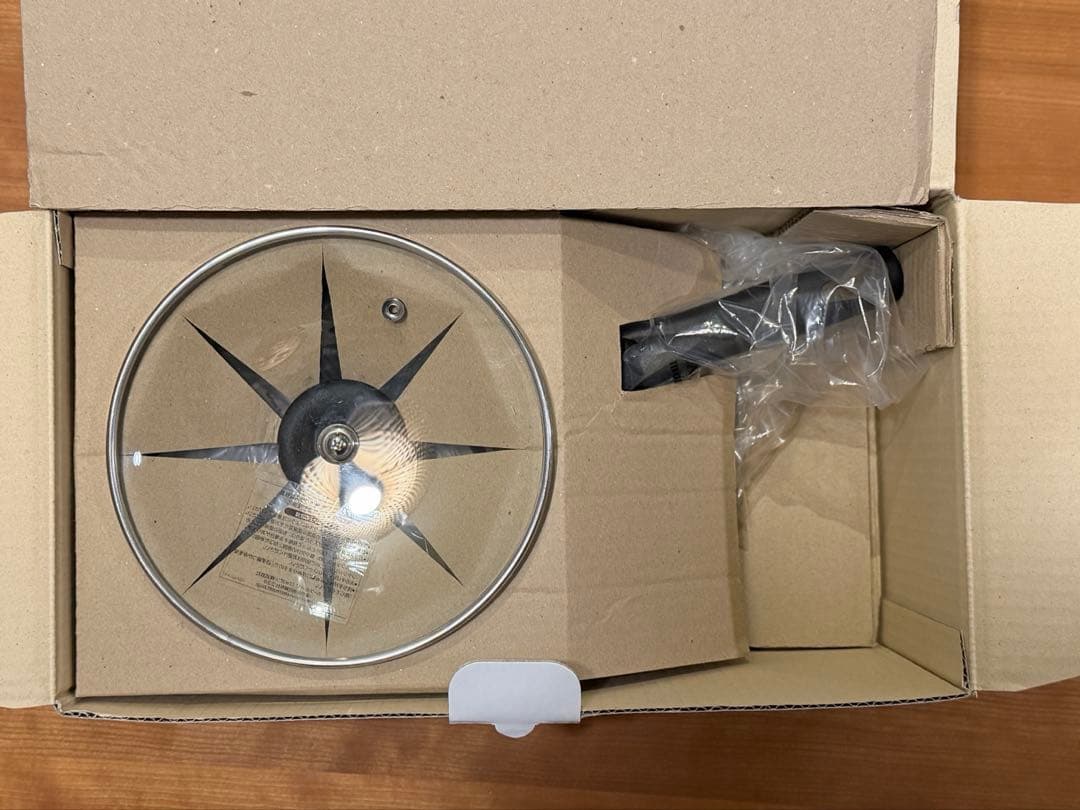 【Nom】LE CREUSET オレンジ 片手鍋 16cm ガラス蓋付き