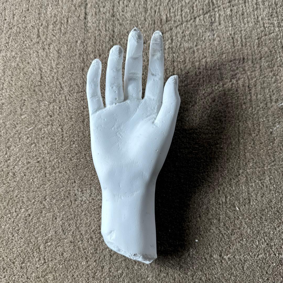 珍品 女性 右手 石膏 デッサン モデル オブジェ￼