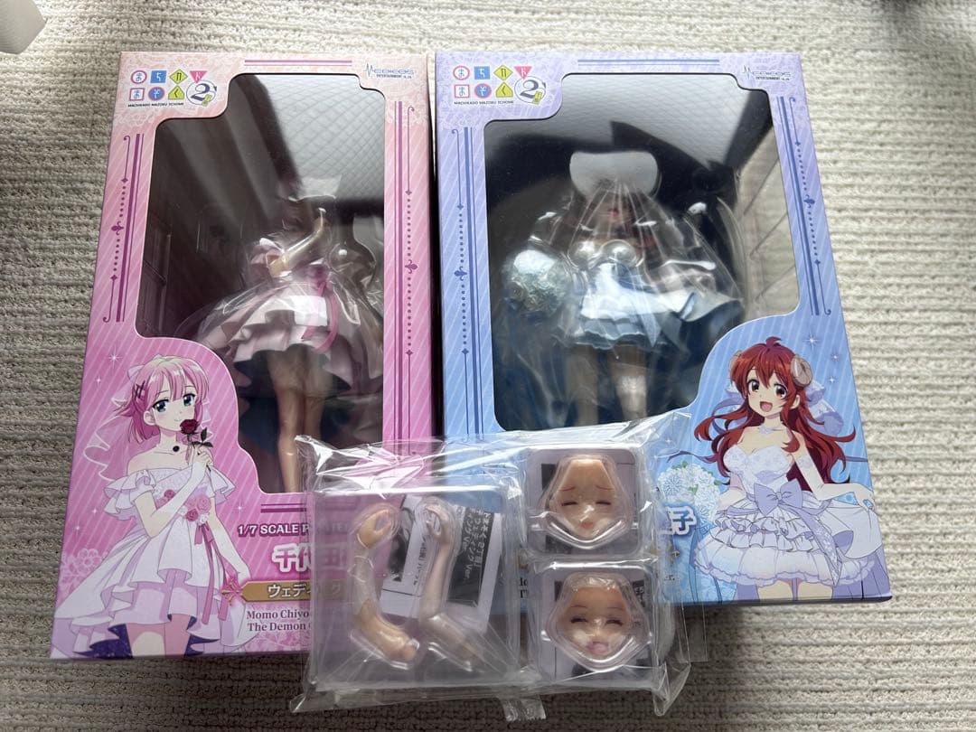 まちカドまぞく　ウェディング　フィギュア　シャミ子　桃　セット【特典付き】
