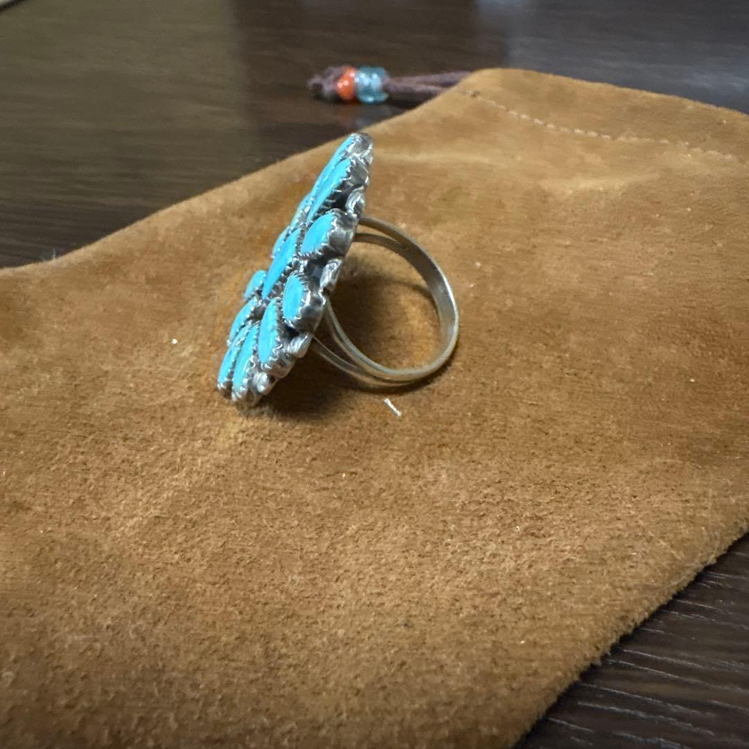 ゼイダビゲイ　クラスターリング インディアンジュエリー