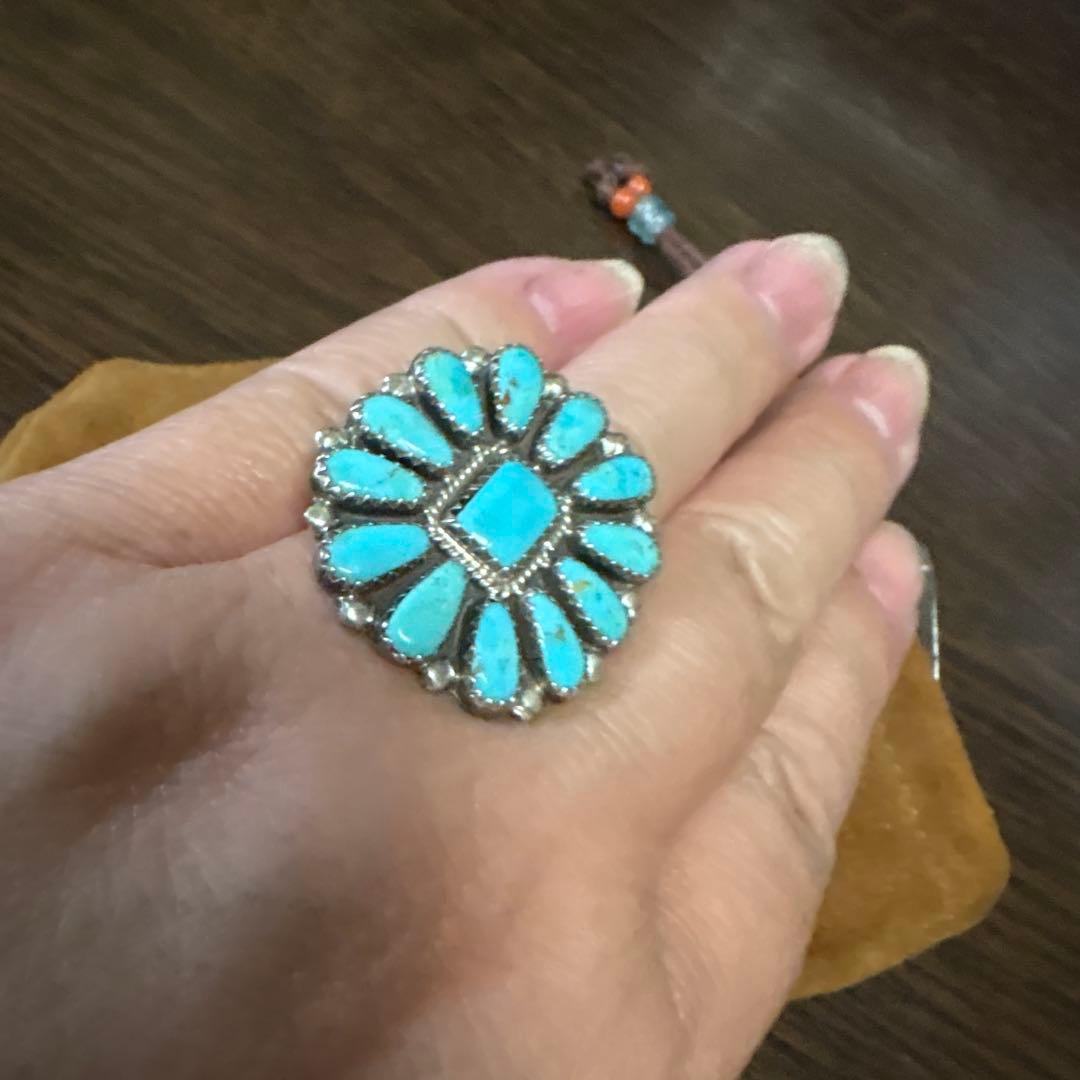 ゼイダビゲイ　クラスターリング インディアンジュエリー