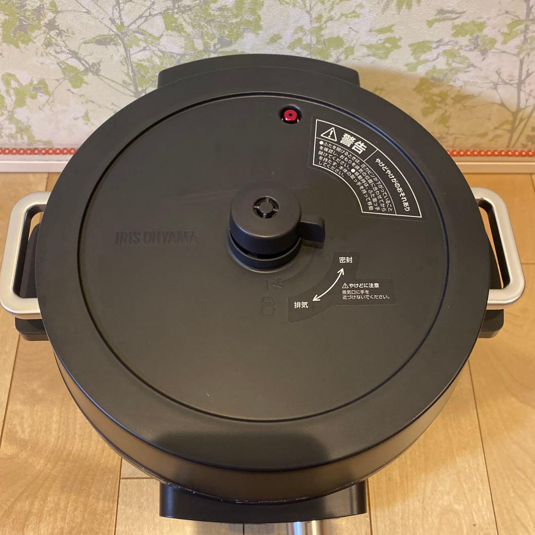 アイリスオーヤマ　電気圧力鍋　KPC-MA4 ブラック[4L]