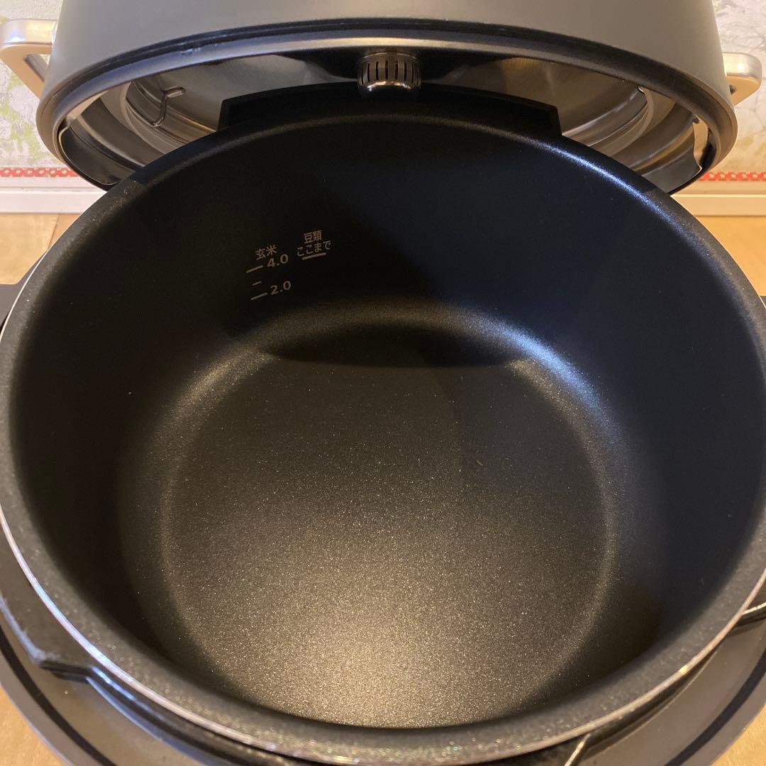 アイリスオーヤマ　電気圧力鍋　KPC-MA4 ブラック[4L]