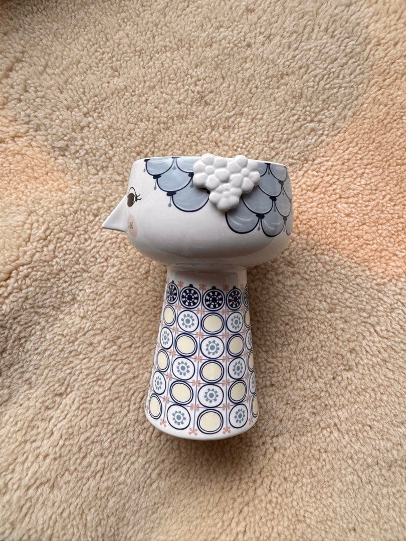 【美品】ビヨン・ヴィンブラッド エヴァ フラワーベース ブルー