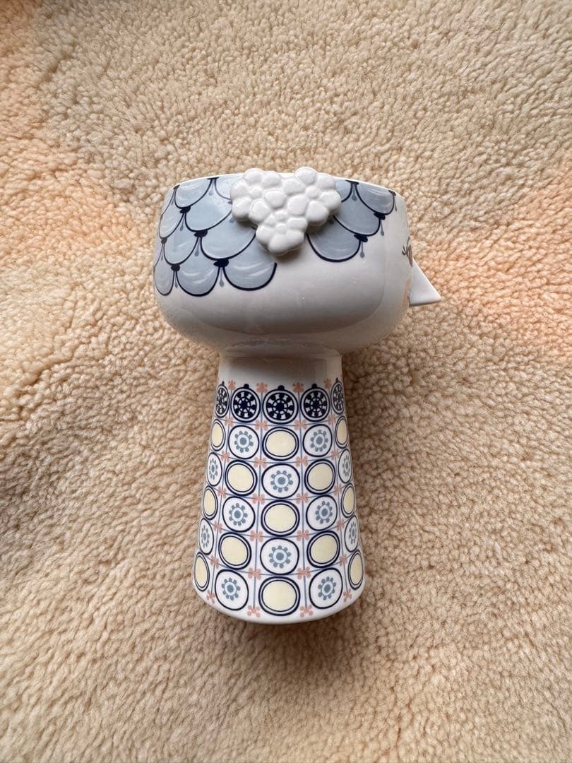 【美品】ビヨン・ヴィンブラッド エヴァ フラワーベース ブルー