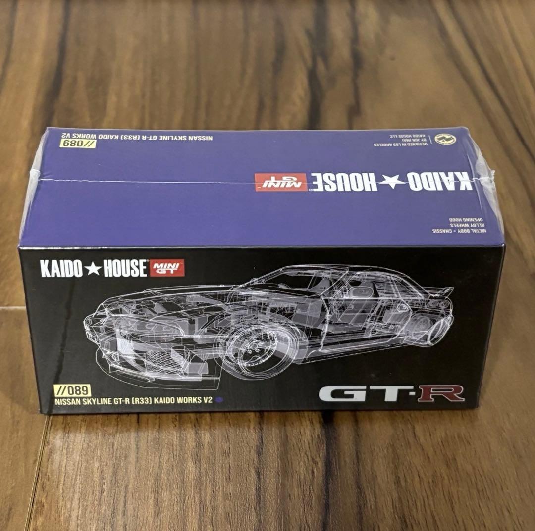 【新品】MINIGT SKYLINE GT-R R33 V2 089 街道ハウス