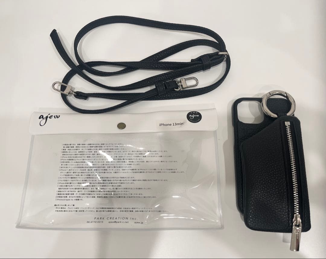 ナさま専用　ajew エジュー スマホケース iPhone13mini ブラック