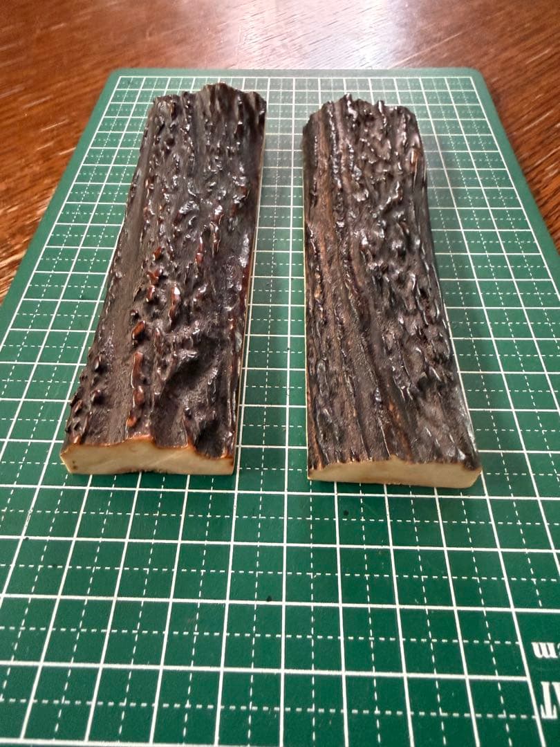 ⑧カスタムナイフハンドル材　スタッグ　12.5㎝