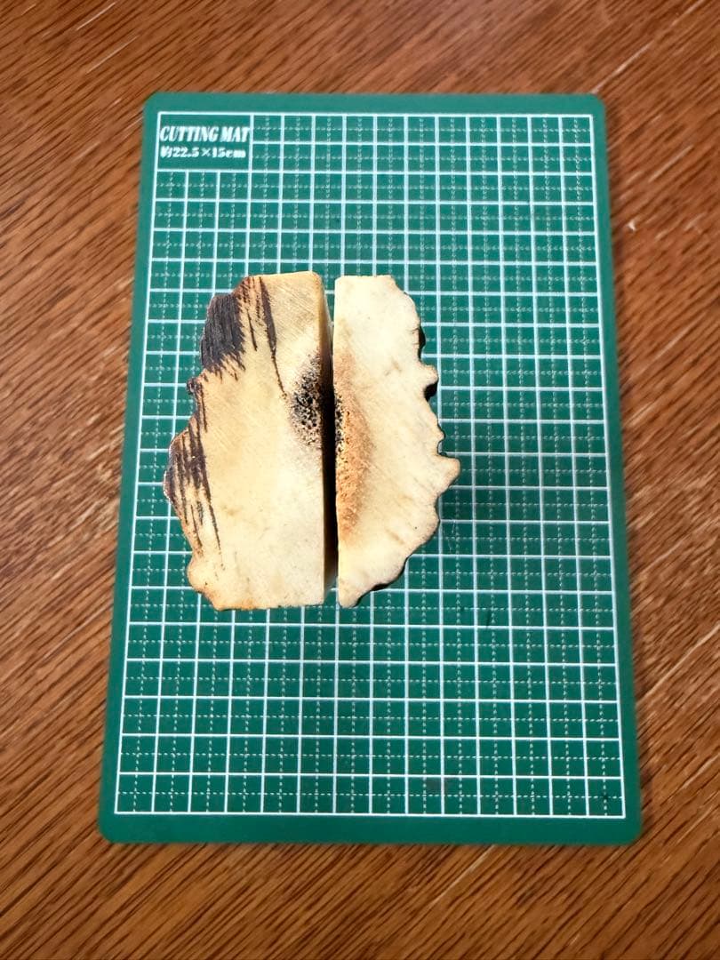 ⑧カスタムナイフハンドル材　スタッグ　12.5㎝