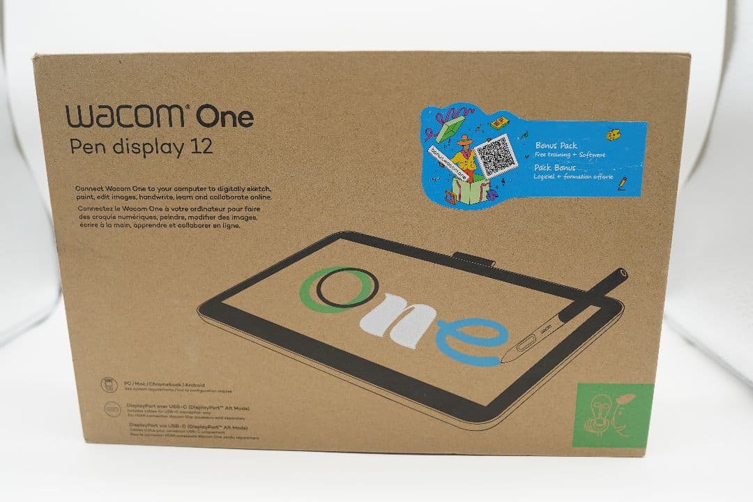 Wacom One Pen display 12　ケーブル無し