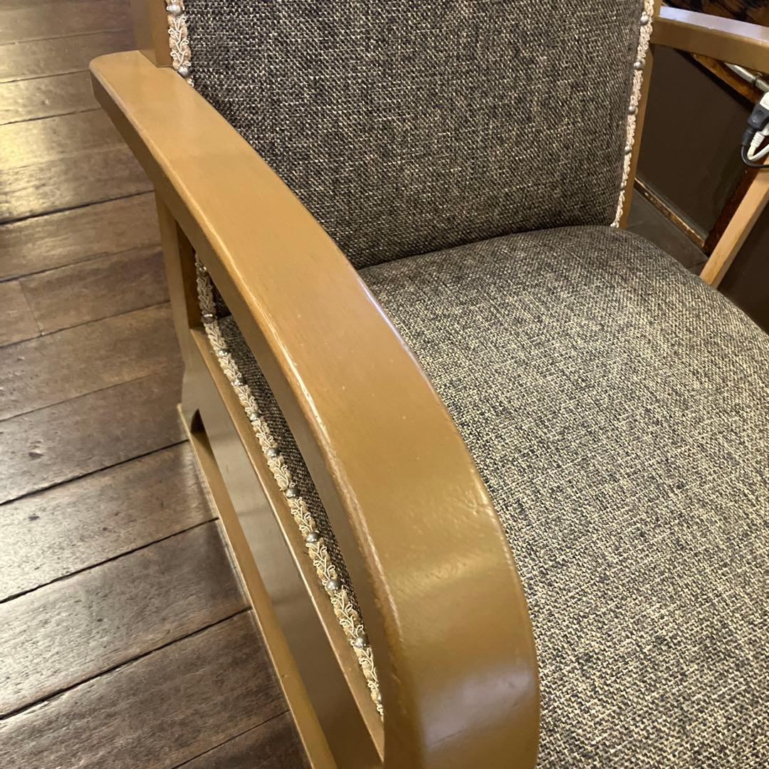 アンティーク肘掛け椅子　安楽椅子　一人掛け