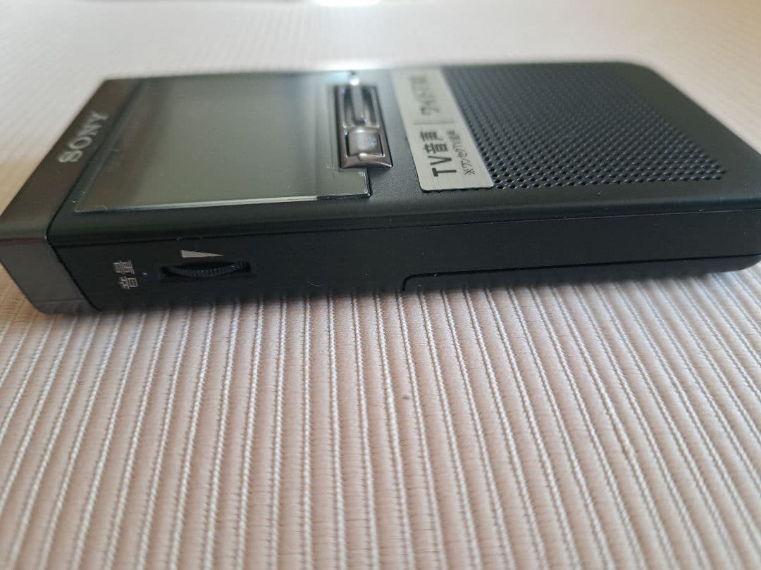 【美品 訳あり】XDR-64TV SONY ワンセグAMFM ポータブルラジオ