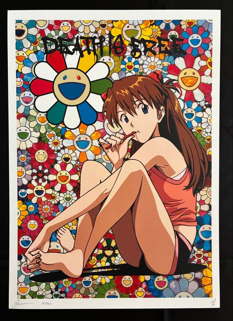 ⌘世界限定100枚⌘ DEATH NYC 現代アート ポスター EV01