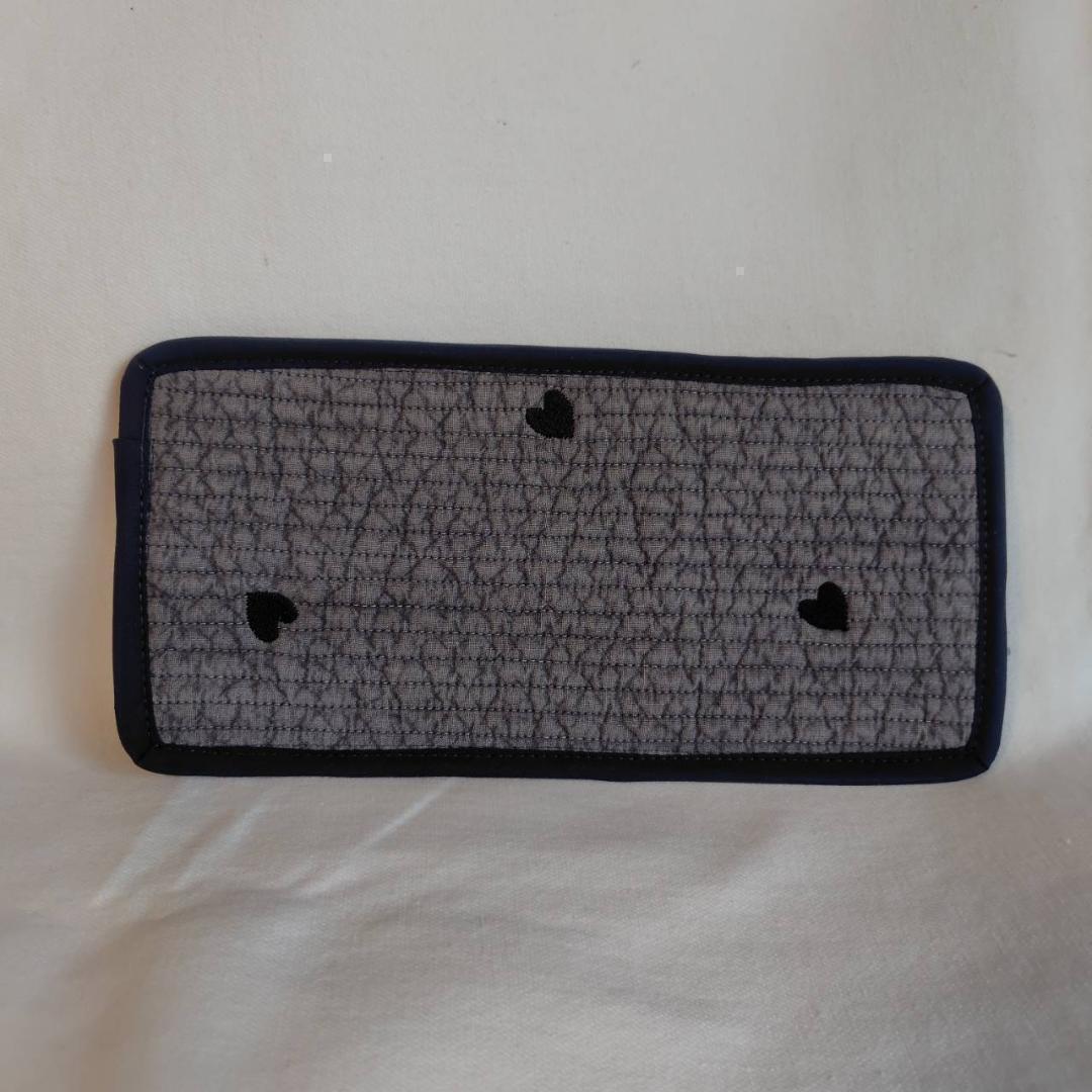 外ポケット 底板ヌビ ショルダー☆ボンボンバッグ☆ ブラック ヌビ 巾着