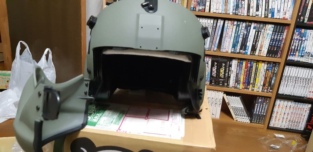 オリーブドラブ フルフェイスヘルメット