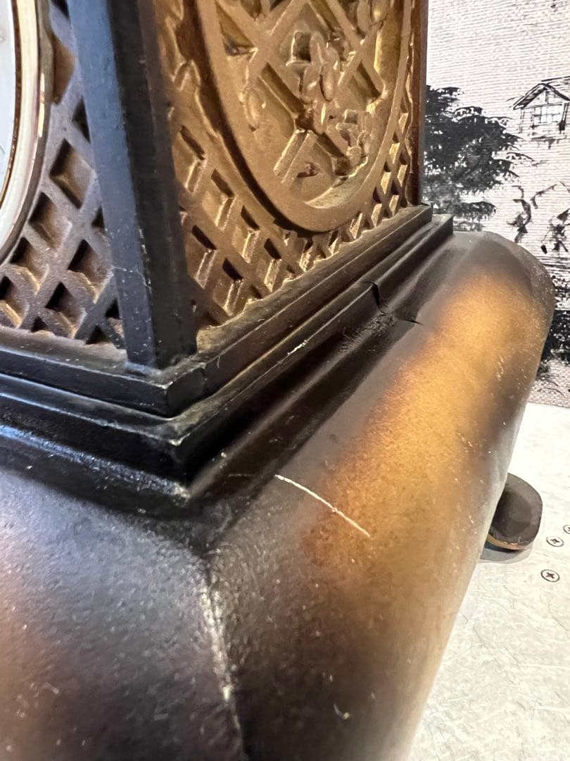 CITIZEN 利休 和風置時計 和風ランタンデザイン置時計