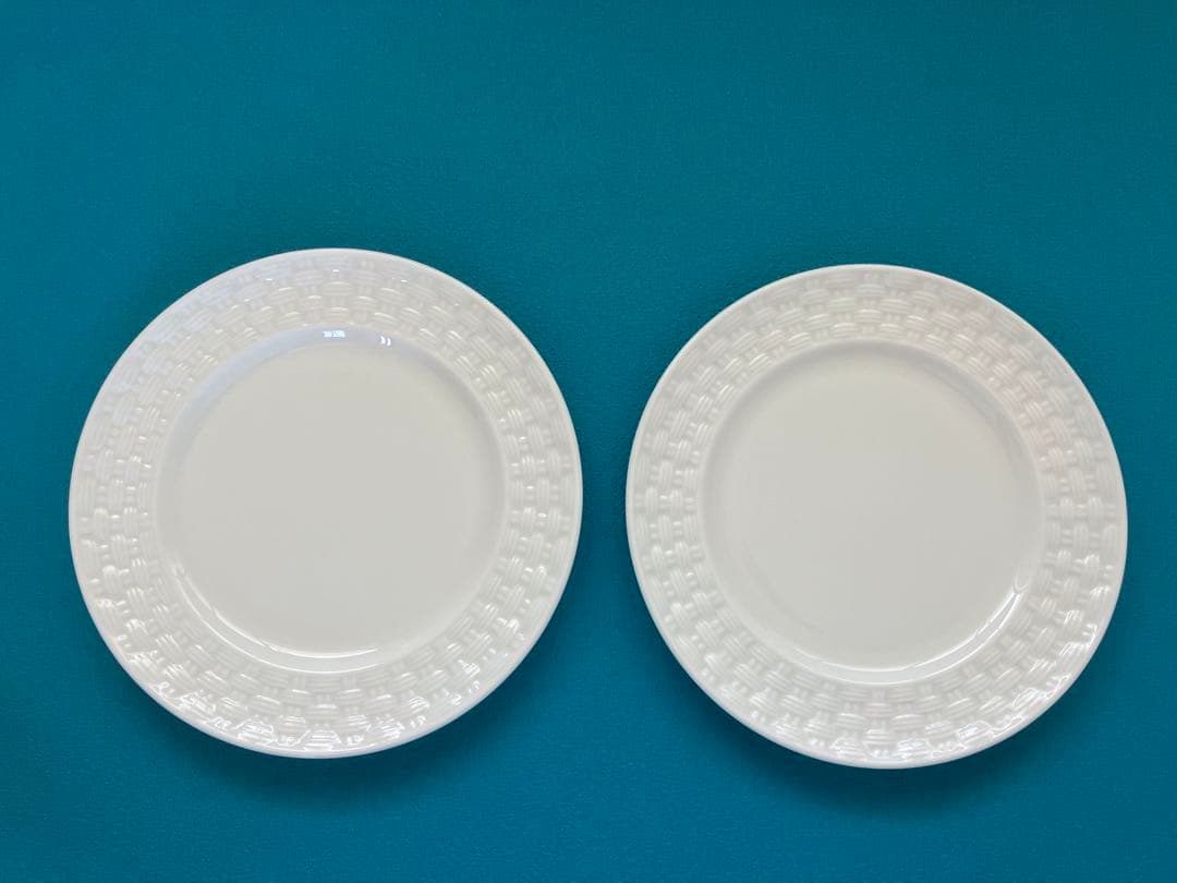 AYNSLEY バスケットプレート2枚セット（イギリス製）