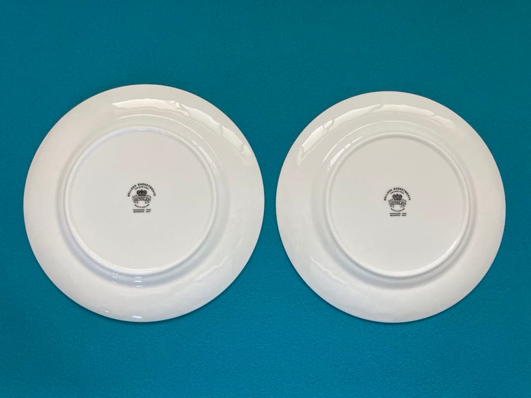 AYNSLEY バスケットプレート2枚セット（イギリス製）