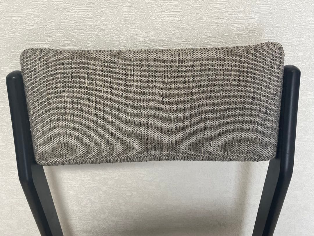 【希少・ヴィンテージ】LIGNA（リグナ）ダイニングチェア｜ブラック×グレー