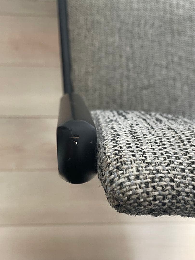 【希少・ヴィンテージ】LIGNA（リグナ）ダイニングチェア｜ブラック×グレー