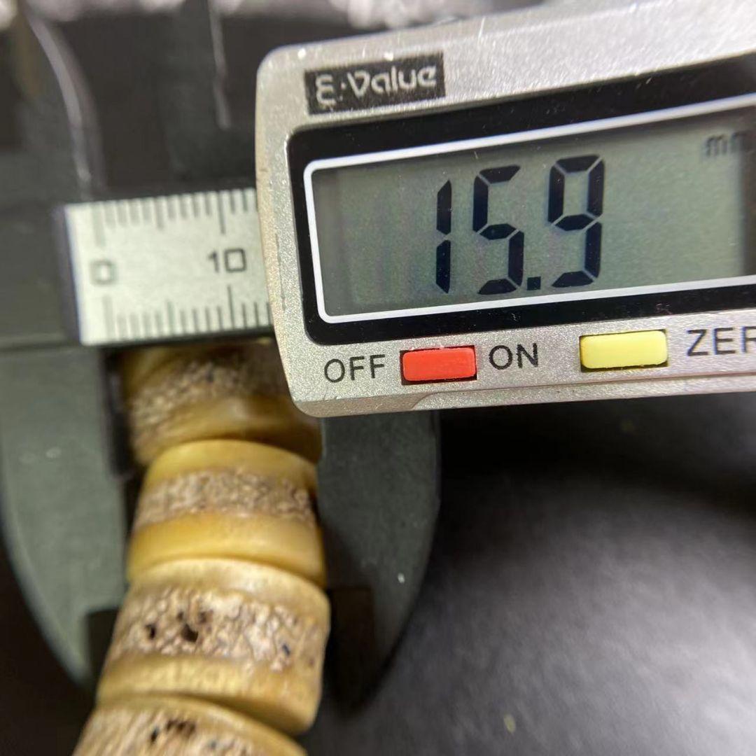 チベット 牦牛ヤク霊骨ブレスレット瞑想 法事 葬儀 お守り 厄除け 魔除け