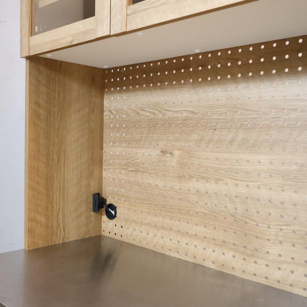 末次家具 LUCIDO キッチンボード カップボード 食器棚 キッチンボード