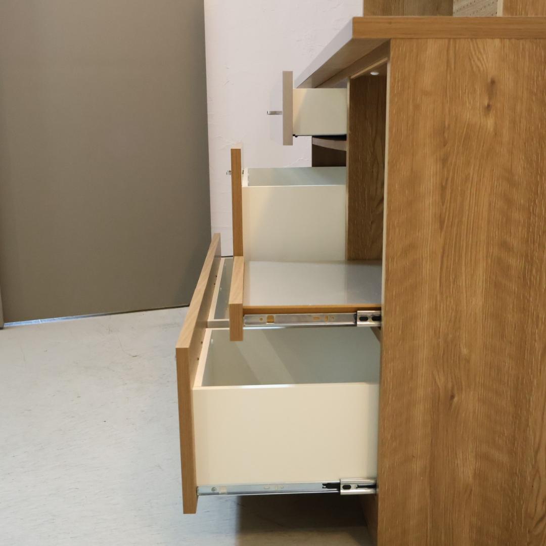 末次家具 LUCIDO キッチンボード カップボード 食器棚 キッチンボード