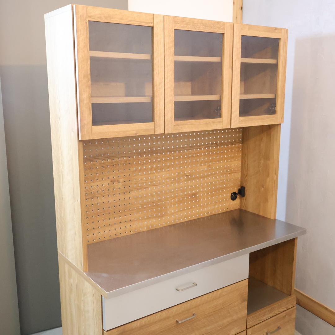 末次家具 LUCIDO キッチンボード カップボード 食器棚 キッチンボード