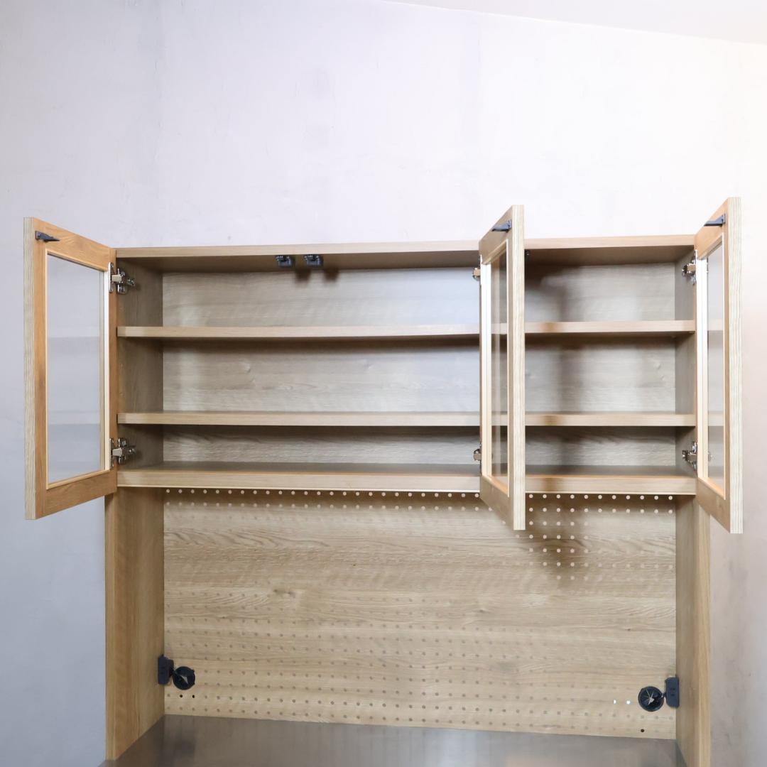 末次家具 LUCIDO キッチンボード カップボード 食器棚 キッチンボード