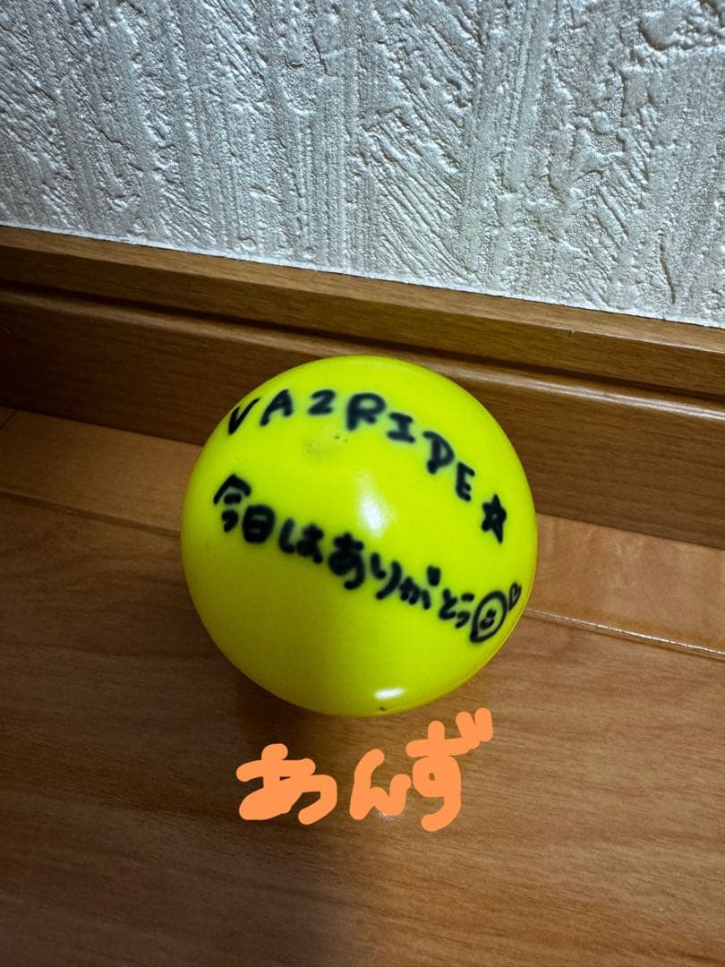 ヴァンゆん ゆん 直筆サイン入りボール